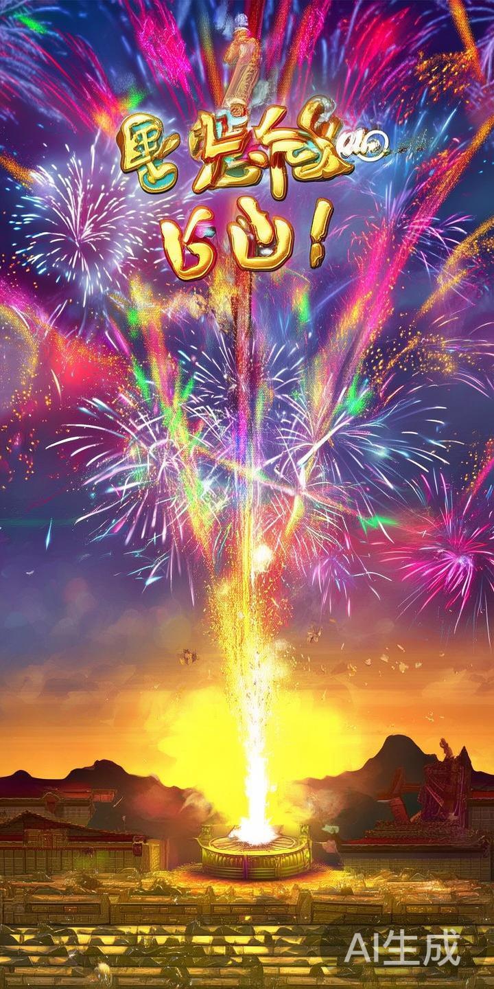 核心玩法之一，招财鞭炮，让玩家感受到浓厚的节日氛围