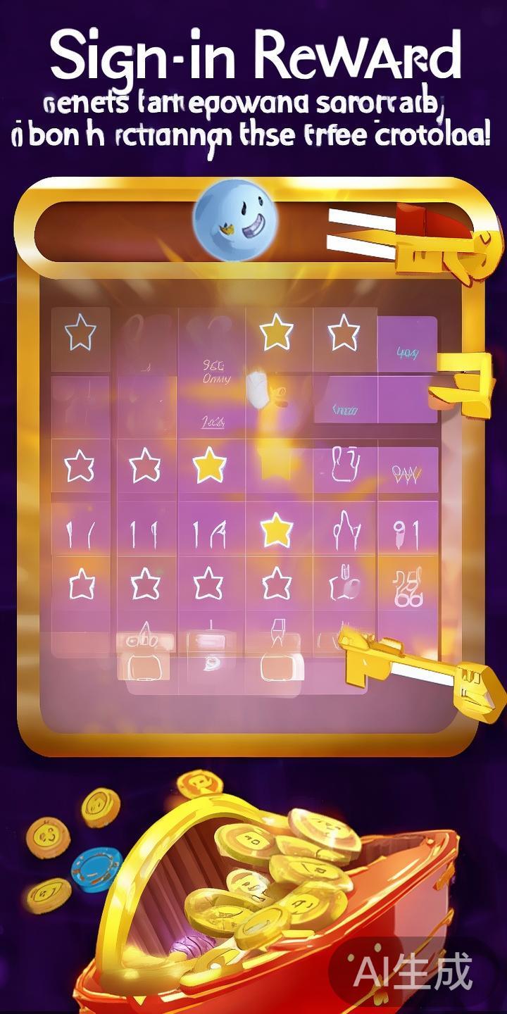 签到奖励：连续签到多天即可领取不同价值的奖励，包括